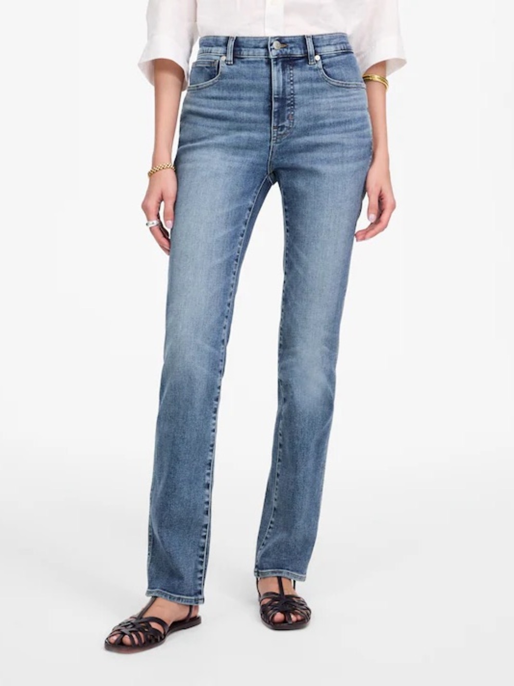 Madewell High-Rise Stovepipe Jeans ashland wash